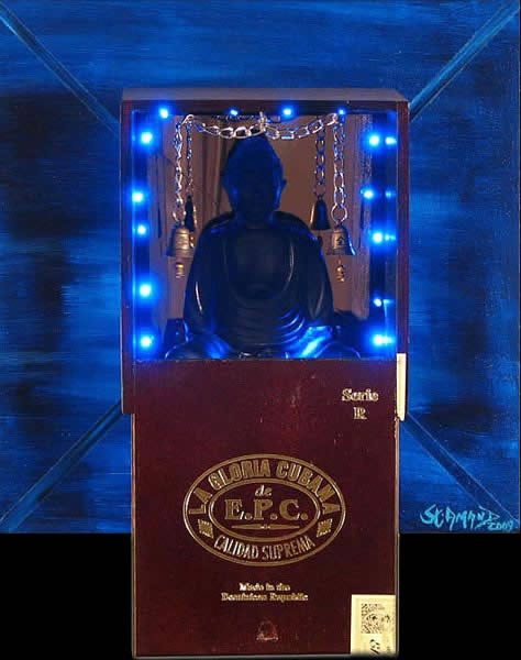 Buddha In A Box | Blue - Michael St Amand