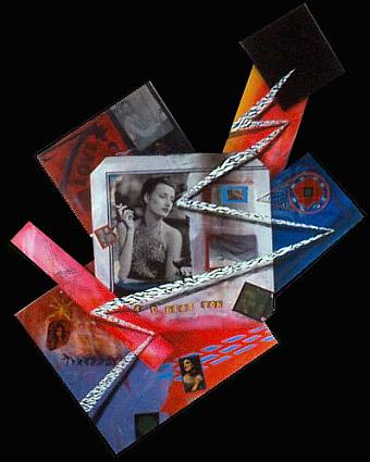 Addiction - Mixed Media on Assembled Canvas - Michael St. Amand