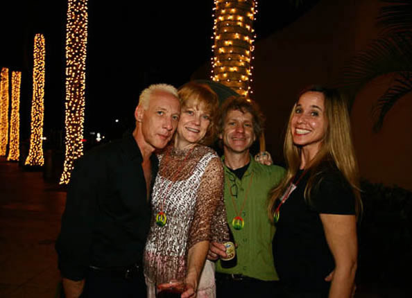 Michael, Kat Epple, Lawrence Voytek and Michelle Tricca, Peace and Flambe', Naples, Florida-2007