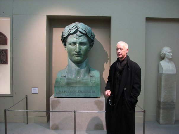 Michael at the Louvre, Paris, France-2011