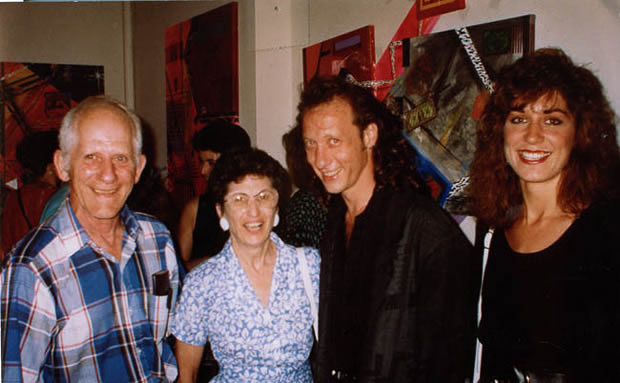 The St Amand Family at my NY solo exhibition -1991